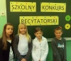 Zdjęcie: SZKOLNY KONKURS RECYTATORSKI